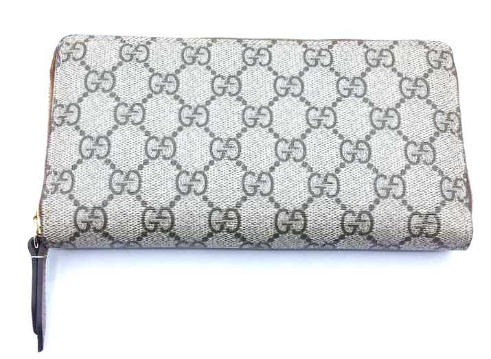 グッチ買取 GGスプリーム ラウンドファスナー 410102